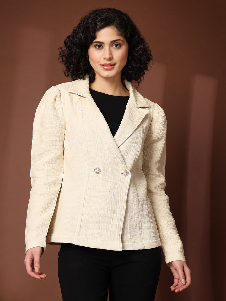 Notched Lapel Coat