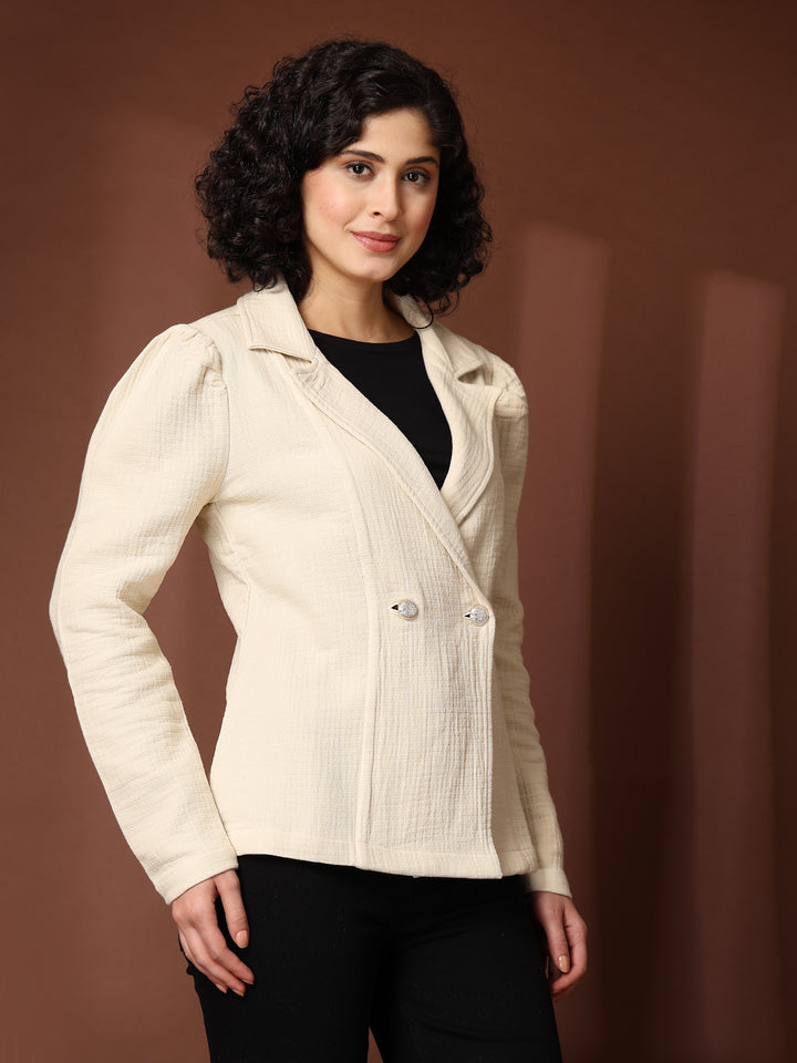 Notched Lapel Coat