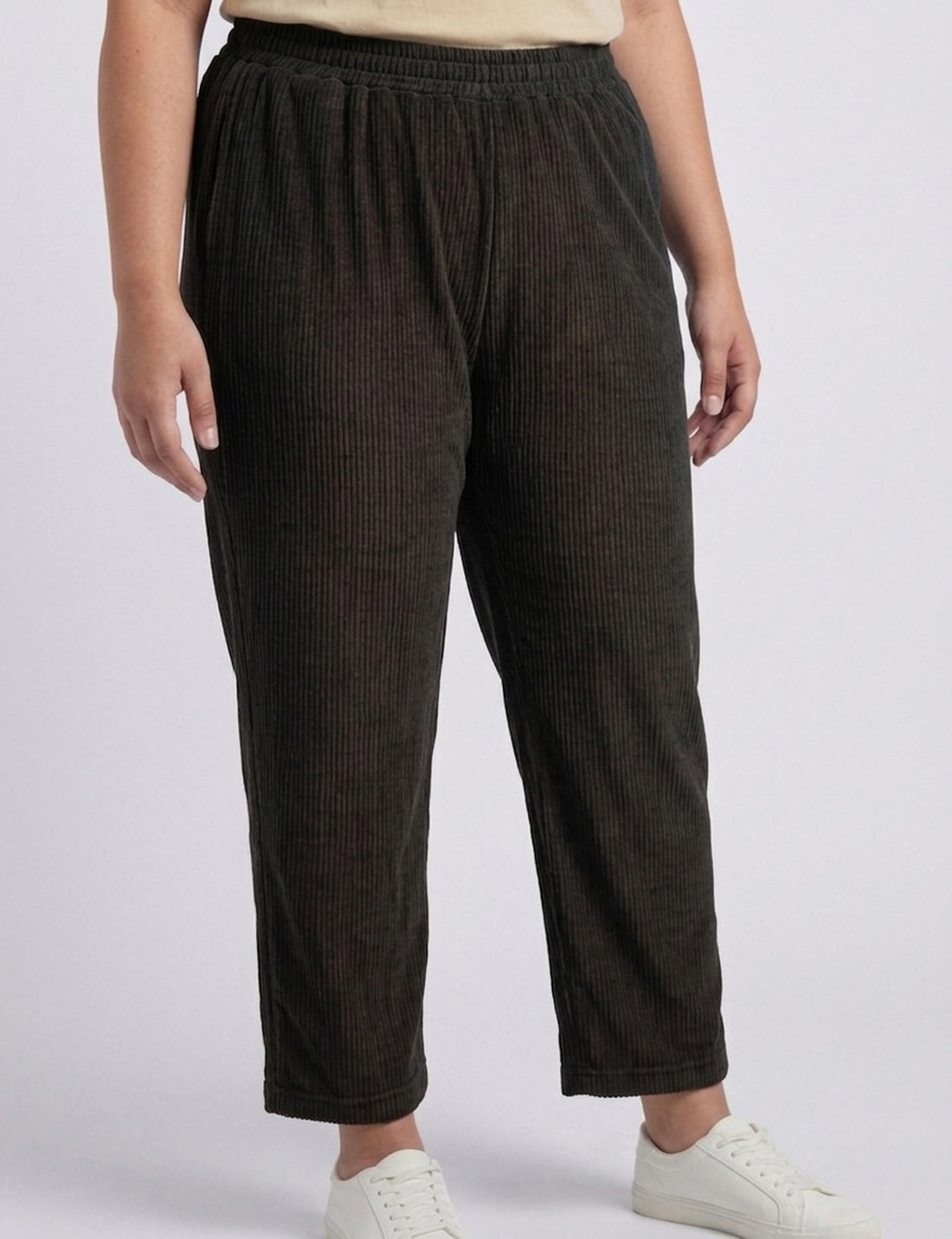 Plus Size Women Corduroy Palazzo