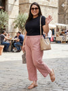 Plus Size Women Cotton Palazzo