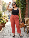 Plus Size Women Cotton Palazzo