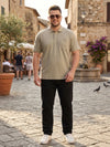 Plus Size Men Polo Neck Tshirt