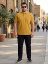 Plus Size Men Polo Neck Tshirt