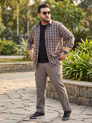 Plus Size Men Cargos Trousers