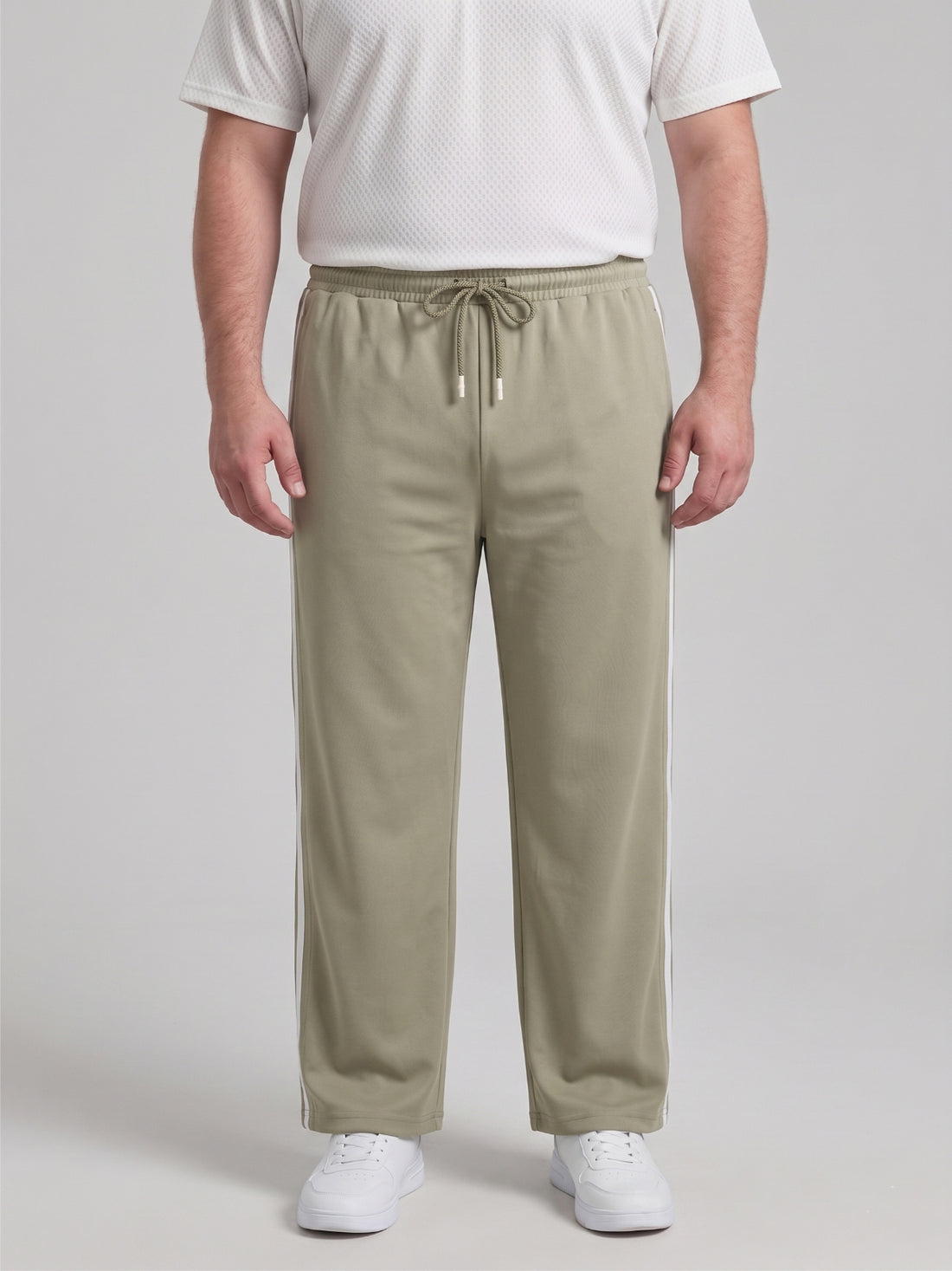 Plus Size Men Cotton Track Pants