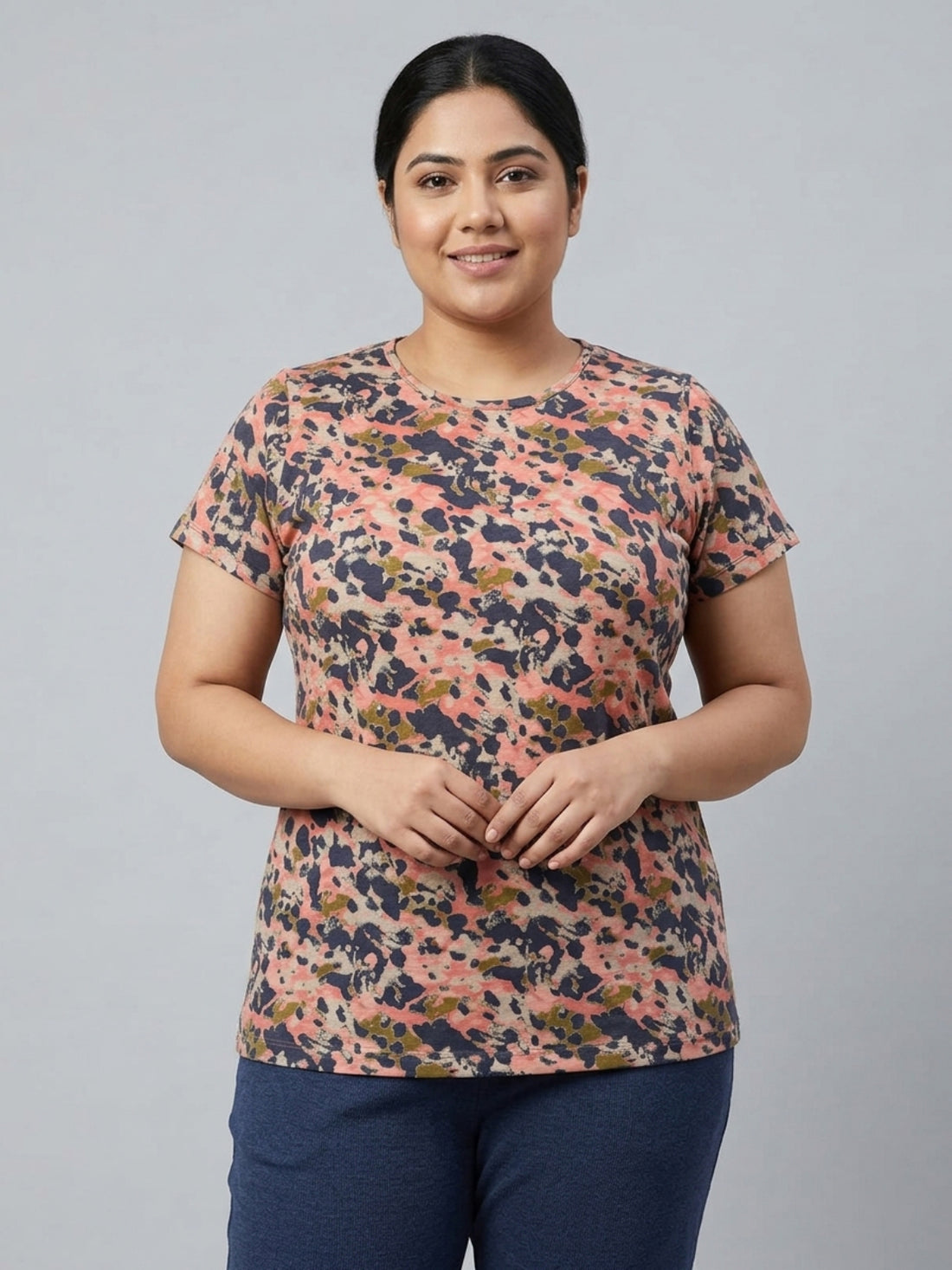 Plus Size Women Printed T-shirt