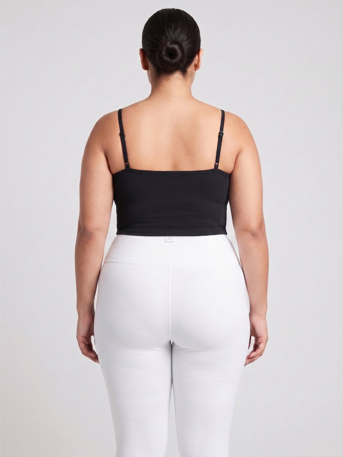 Plus Size Women Black Camisole Tank Top 3 Pack