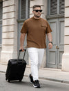 Plus Size Men Half Sleeve Cotton Tshirt
