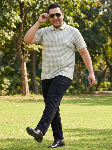 Plus Size Men Half Sleeve Tshirt