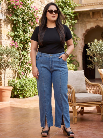 Plus Size Women Stretchable JeanS