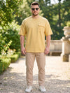 Plus Size Men Half Sleeve Cotton Tshirt