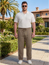 Plus Size Men Cotton Track Pants