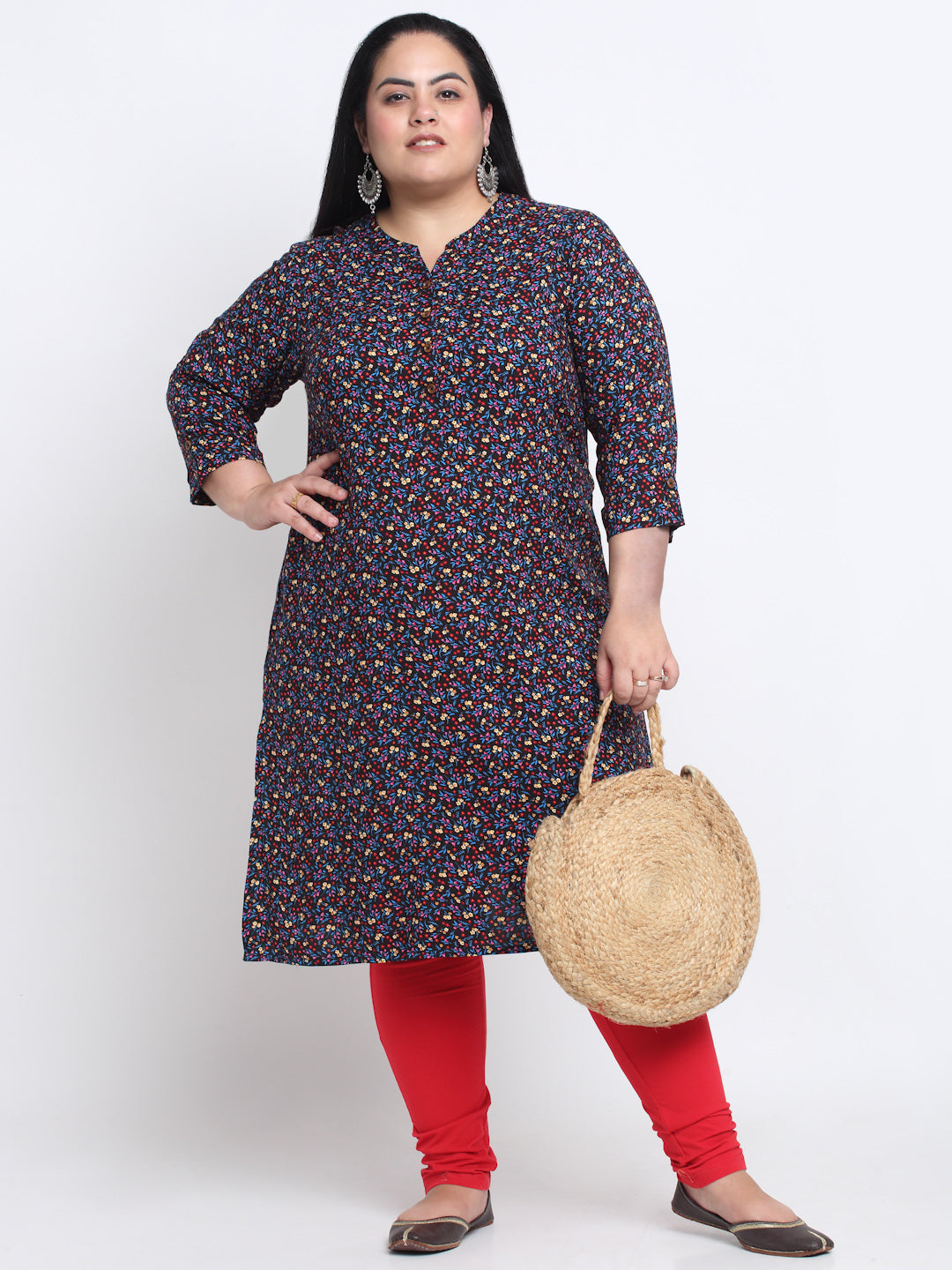 Floral Printed Kurta