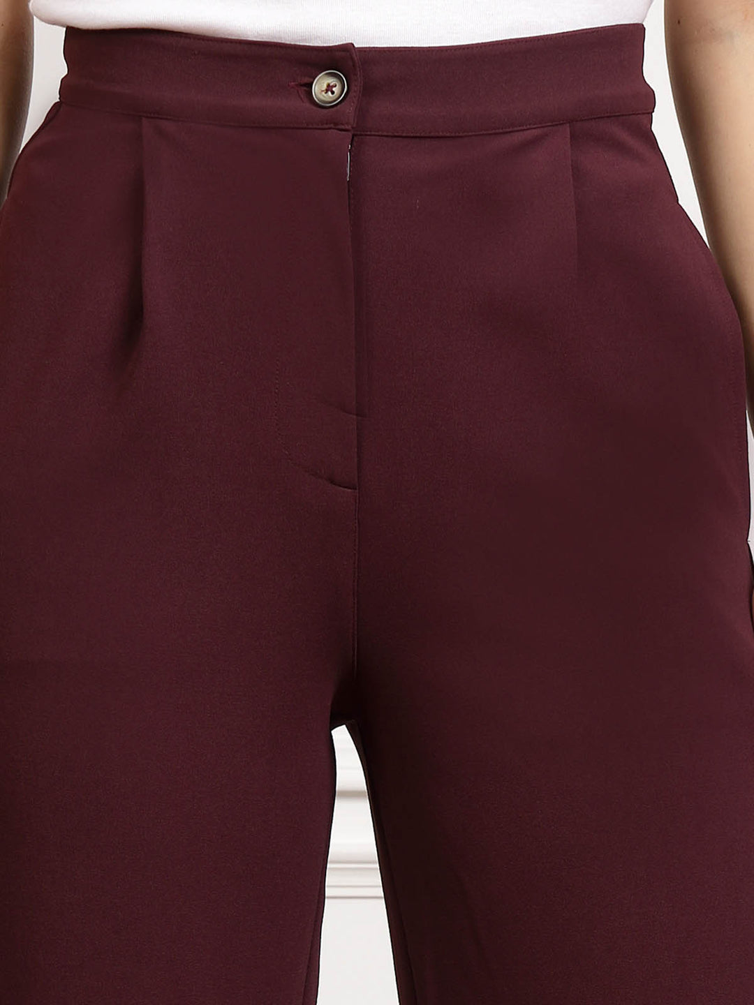 Women Mid Rise Trousers