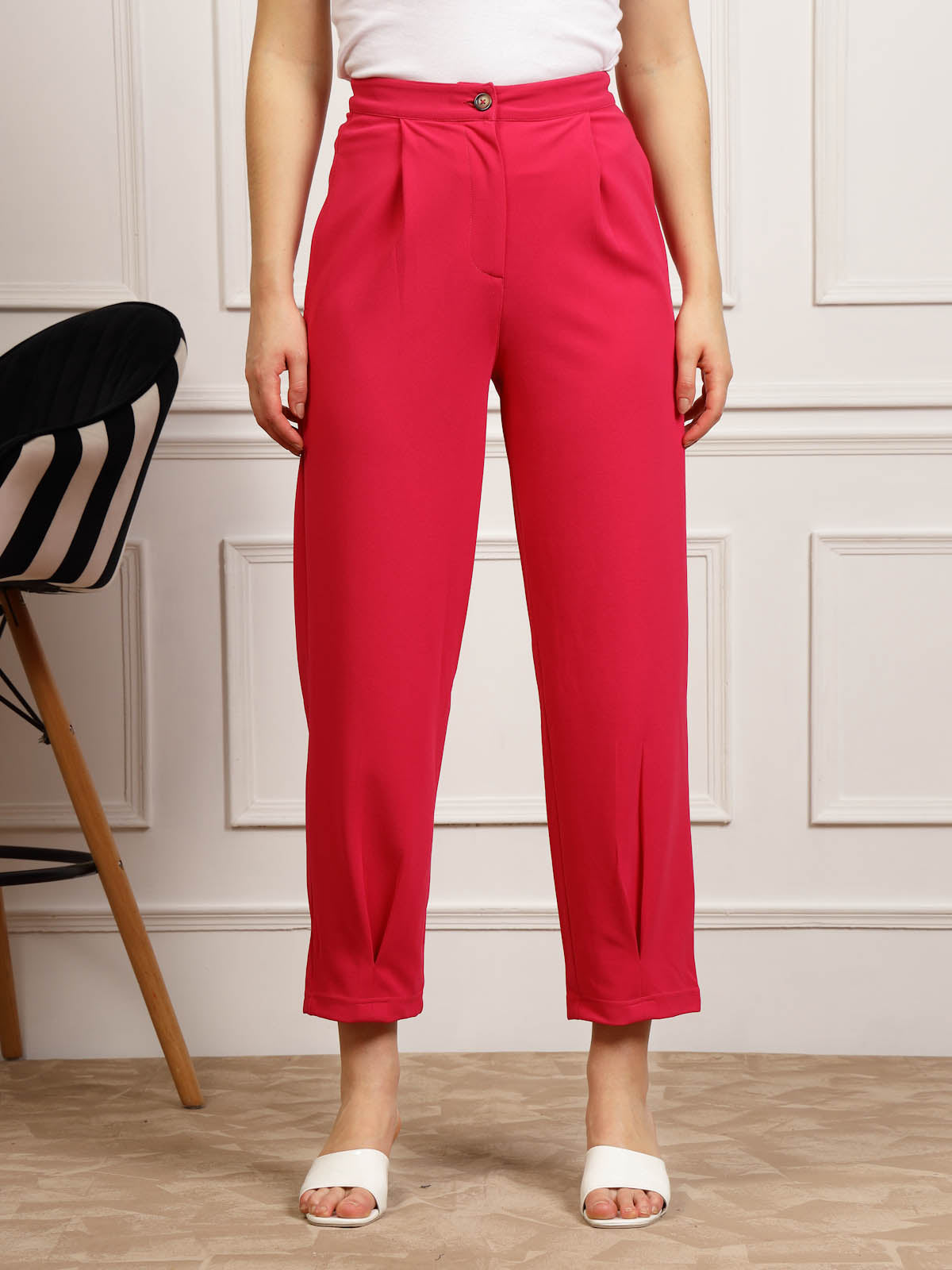 Northern Soul Peg Front Pleated Trouser