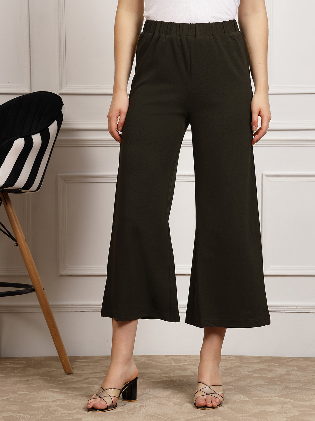 Women Mid Rise Culottes