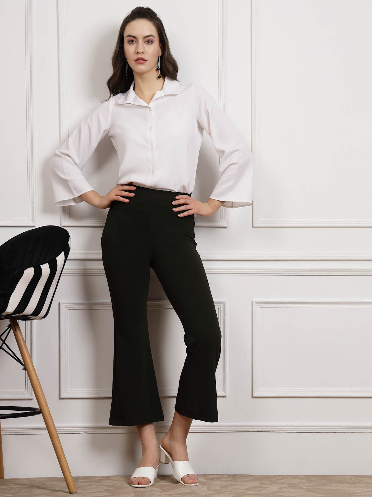 Women Bootcut Trousers –