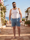 Plus Size Men's Pure Cotton Checked Boxer  | Sizes 3XL to 10XL