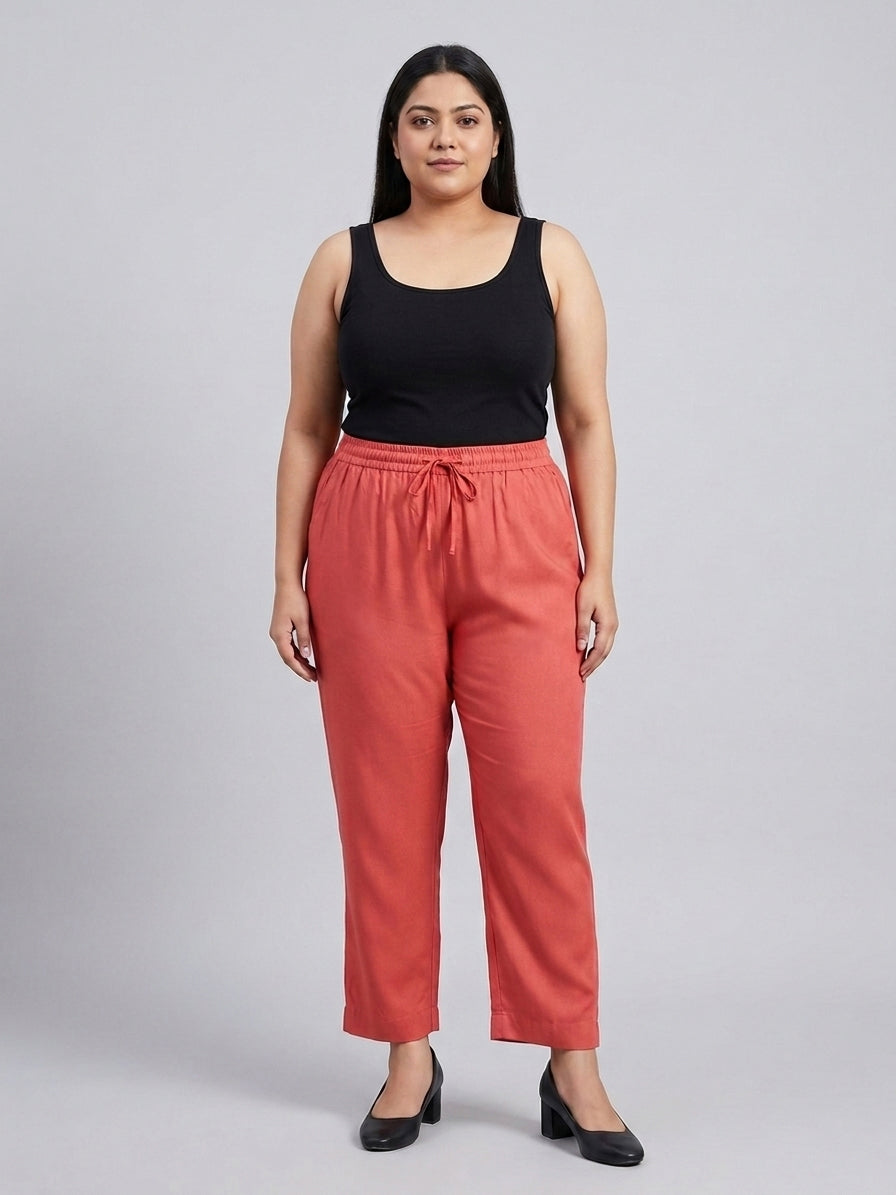 Plus Size Women Cotton Palazzo