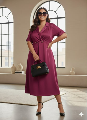 The 24/7 Fuchsia Dress: From Desk To Dinner In Style