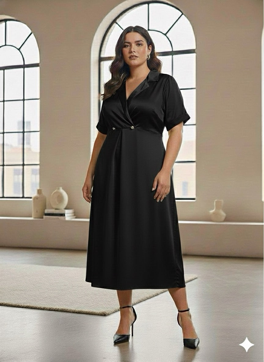 The 24/7 Black Dress: From Desk To Dinner In Style