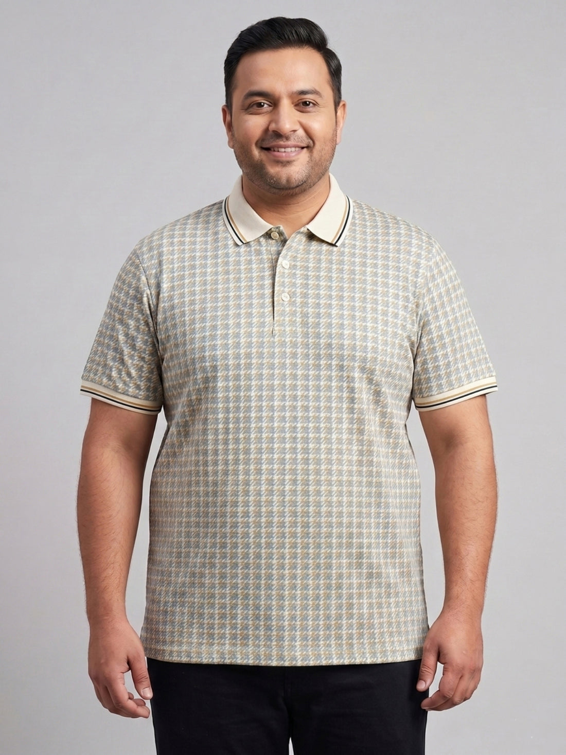 Plus Size Men Half Sleeve Tshirt