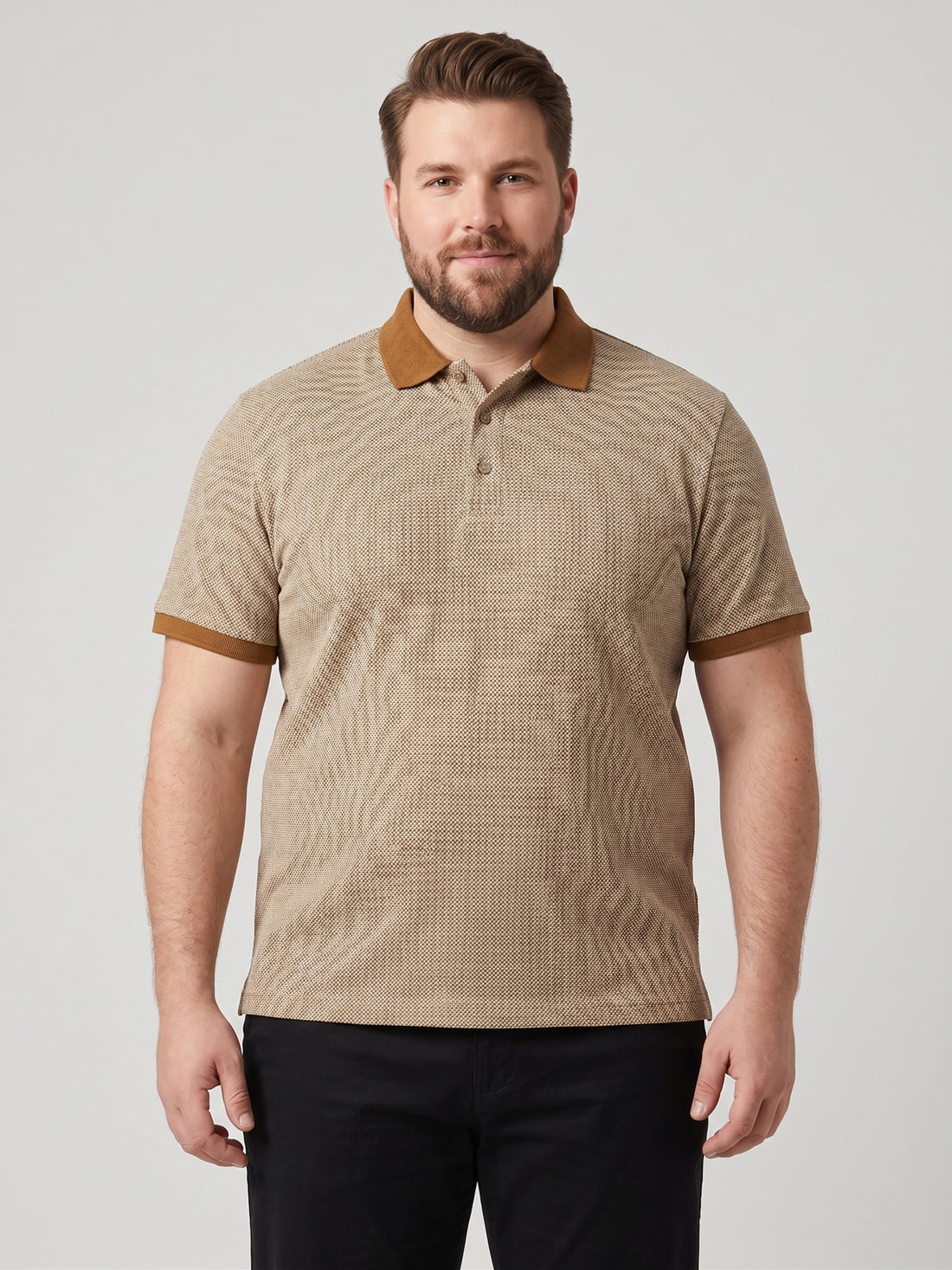 Plus Size Men Half Sleeve Tshirt