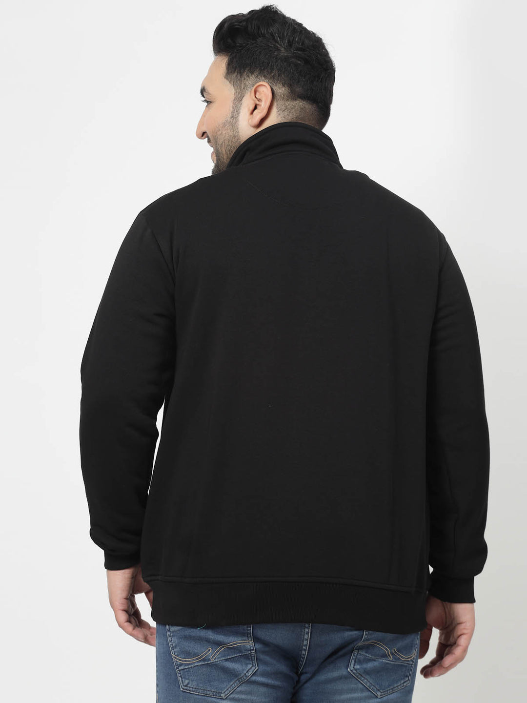 Men Full Sleeve Solid Sweatshirt