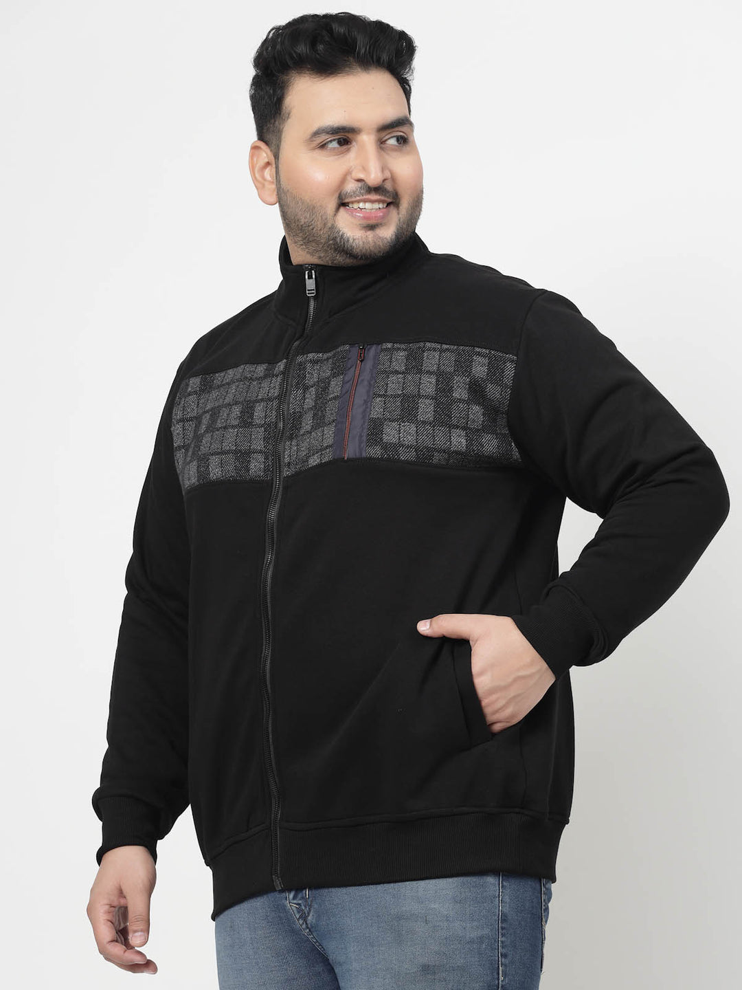 Men Full Sleeve Solid Sweatshirt