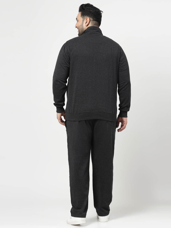 Men Solid Casual Track Suit