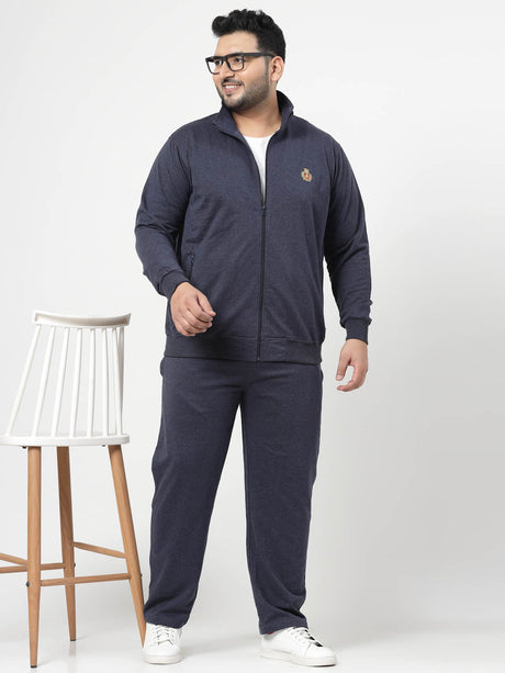 Men Solid Casual Track Suit