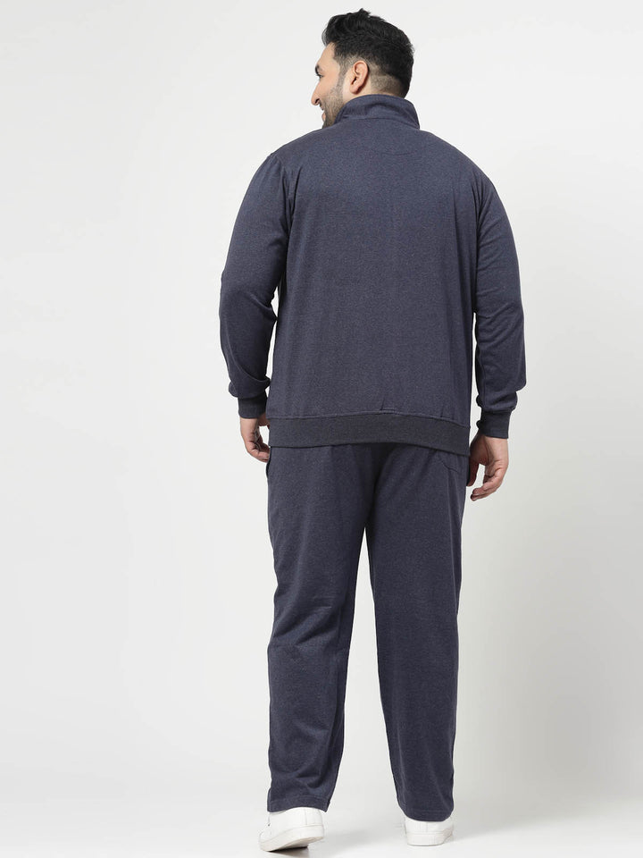 Men Solid Casual Track Suit