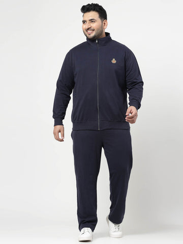 Men Solid Casual Track Suit