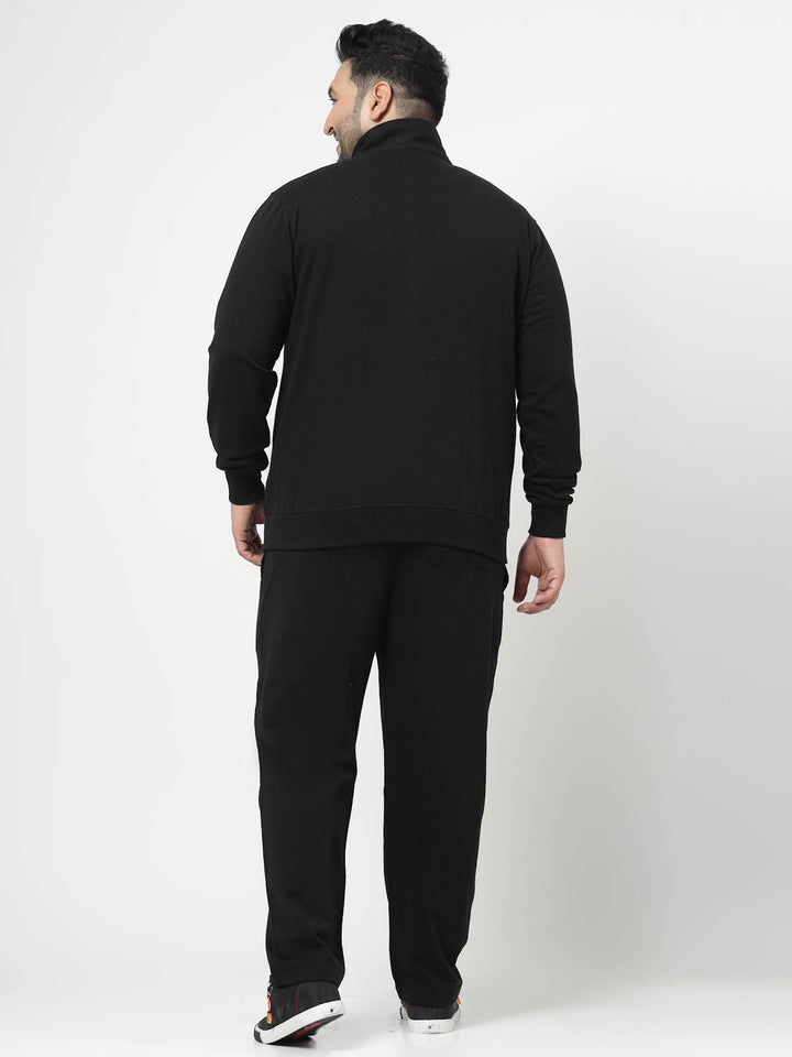 Men Solid Casual Track Suit