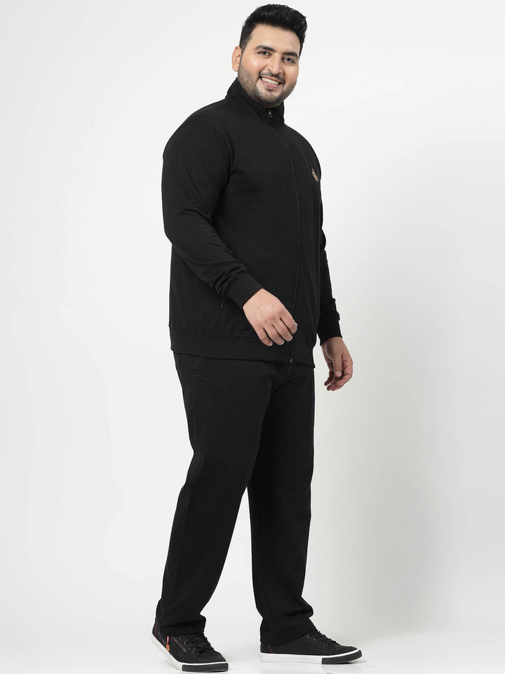 Men Solid Casual Track Suit