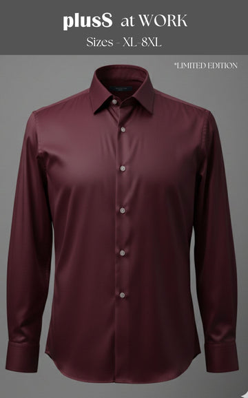 Plus Size Men Classic Formal Shirt
