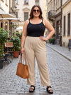 Plus Size Women Corduroy Palazzo