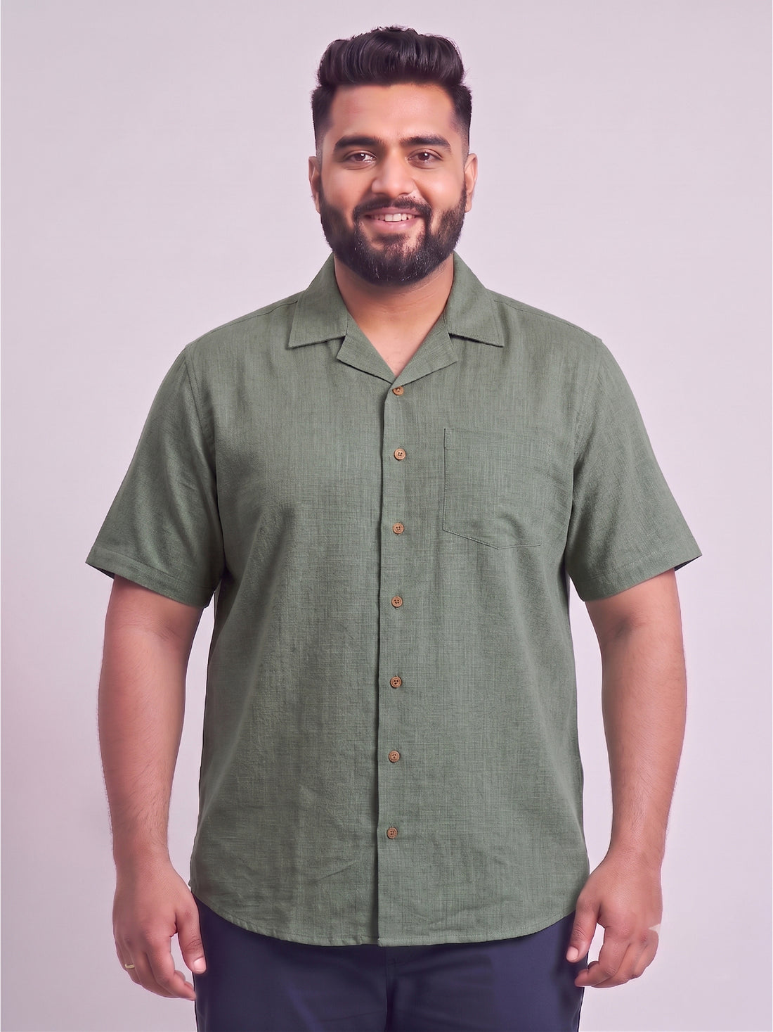 Plus Size Men Casual Shirt