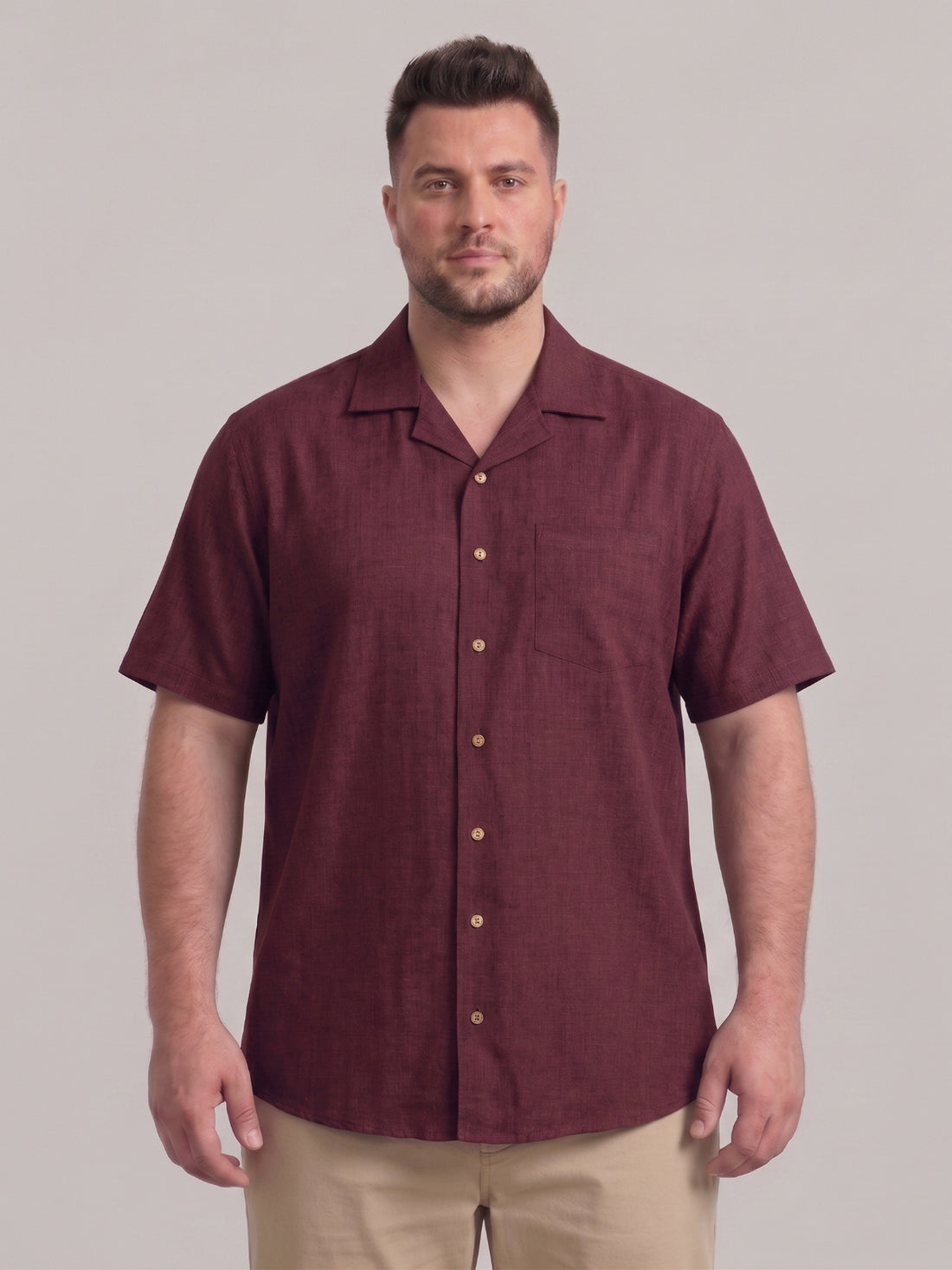 Plus Size Men Casual Shirt