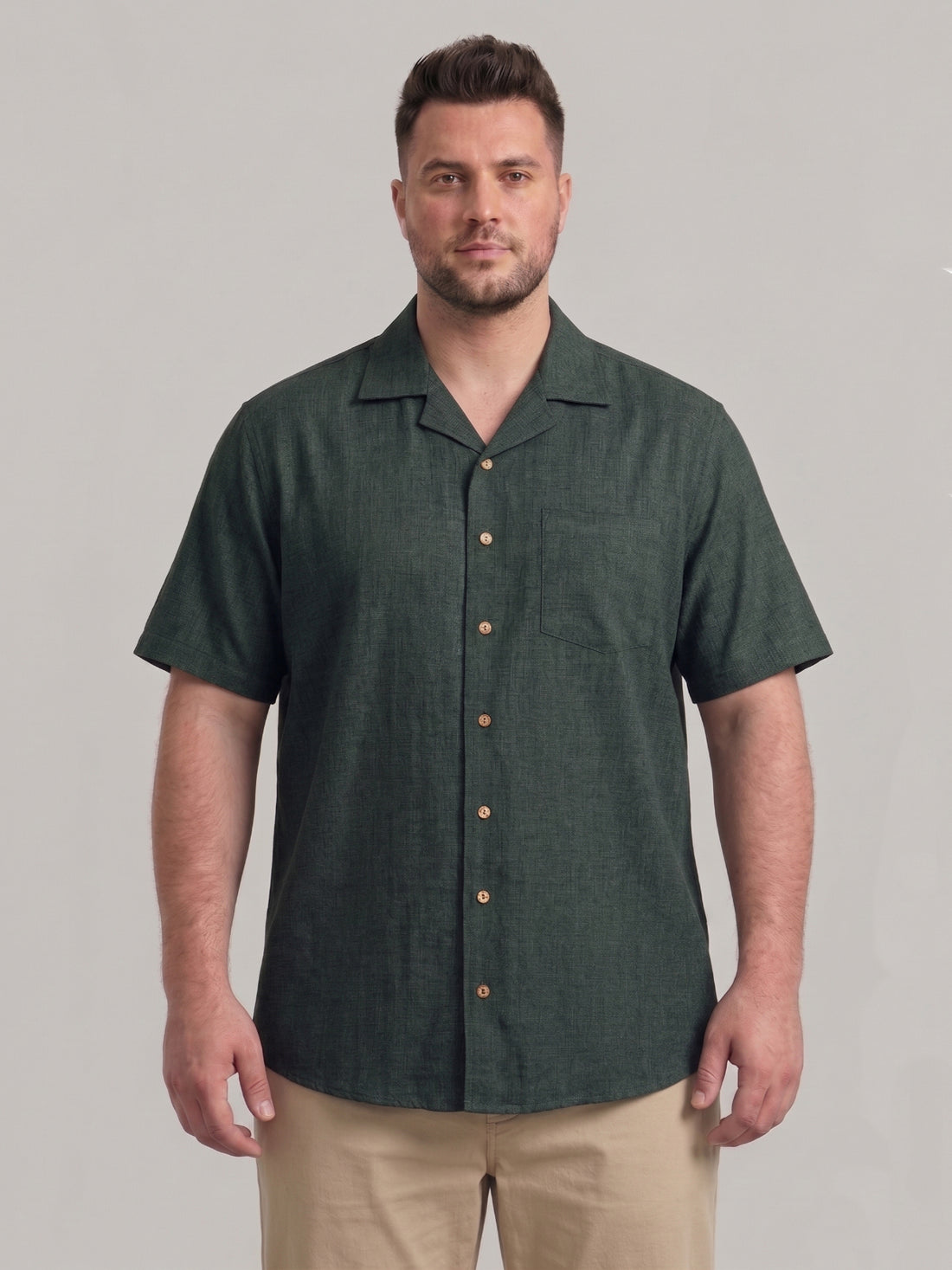Plus Size Men Casual Shirt