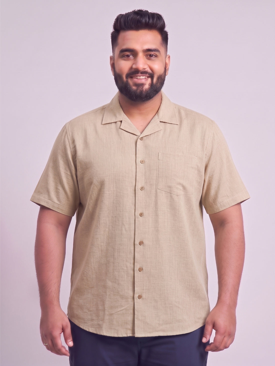 Plus Size Men Casual Shirt
