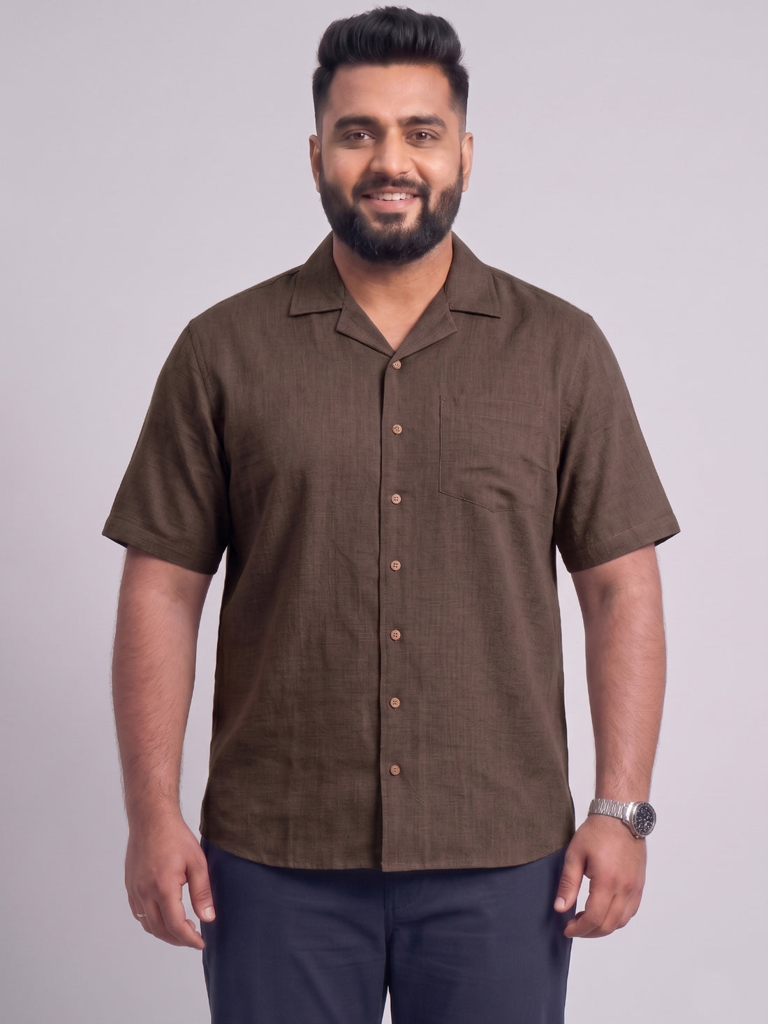 Plus Size Men Casual Shirt