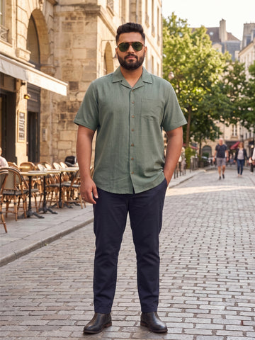 Plus Size Men Casual Shirt