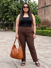 Plus Size Women Corduroy Palazzo
