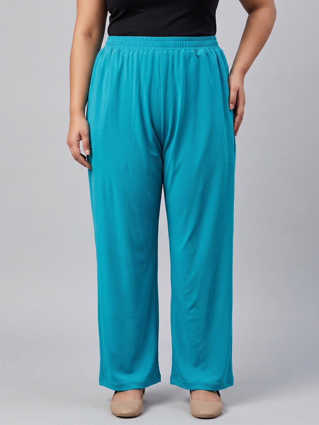 Plus Size Women's Regular fit Palazzo