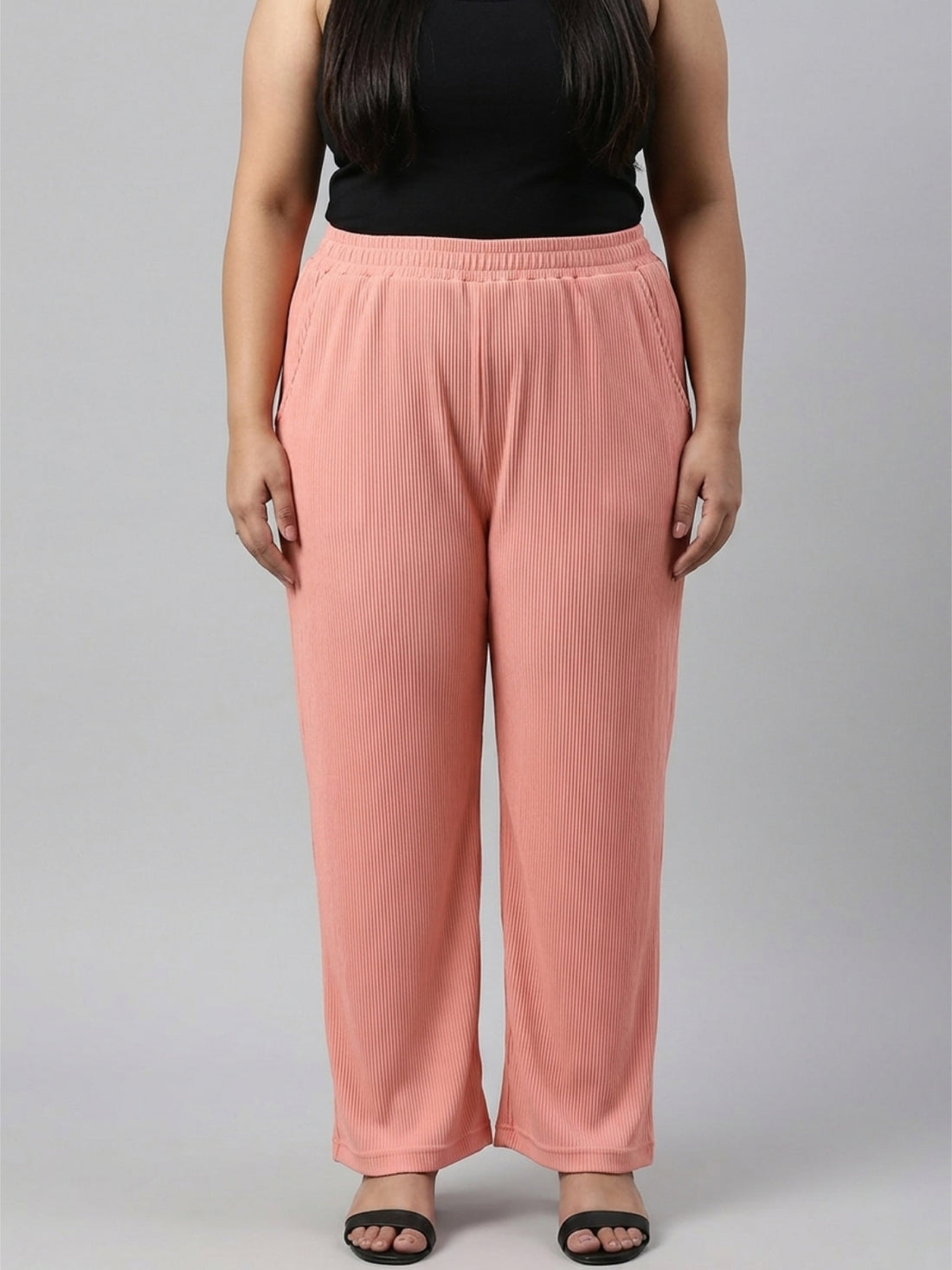 Plus Size Women's Regular fit Palazzo