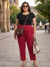 Plus Size Women's Regular fit Palazzo