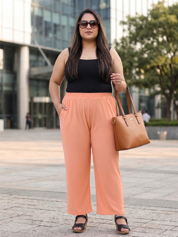 Plus Size Women's Regular fit Palazzo
