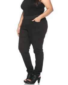 plusS Black Tight Fit Jeggings