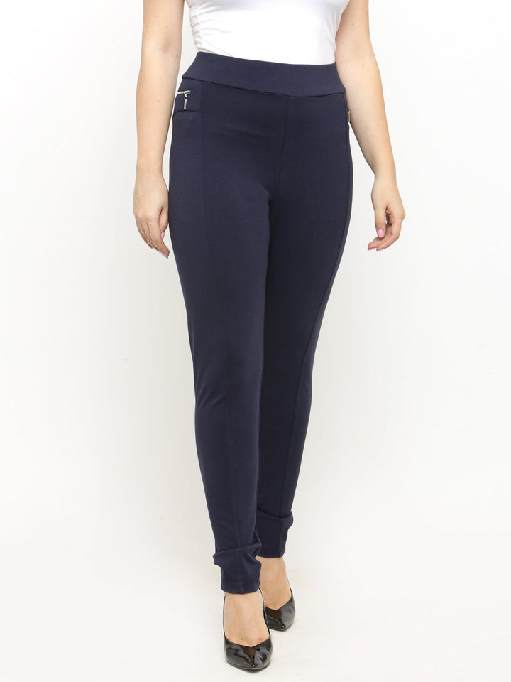 plusS Navy Blue Jeggings